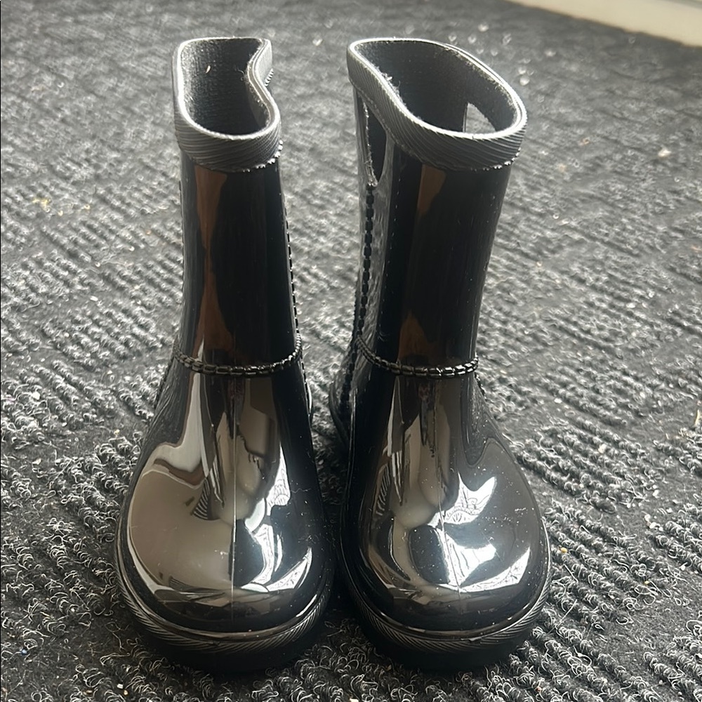 Brand New UGG Kids Black Rain Boots
